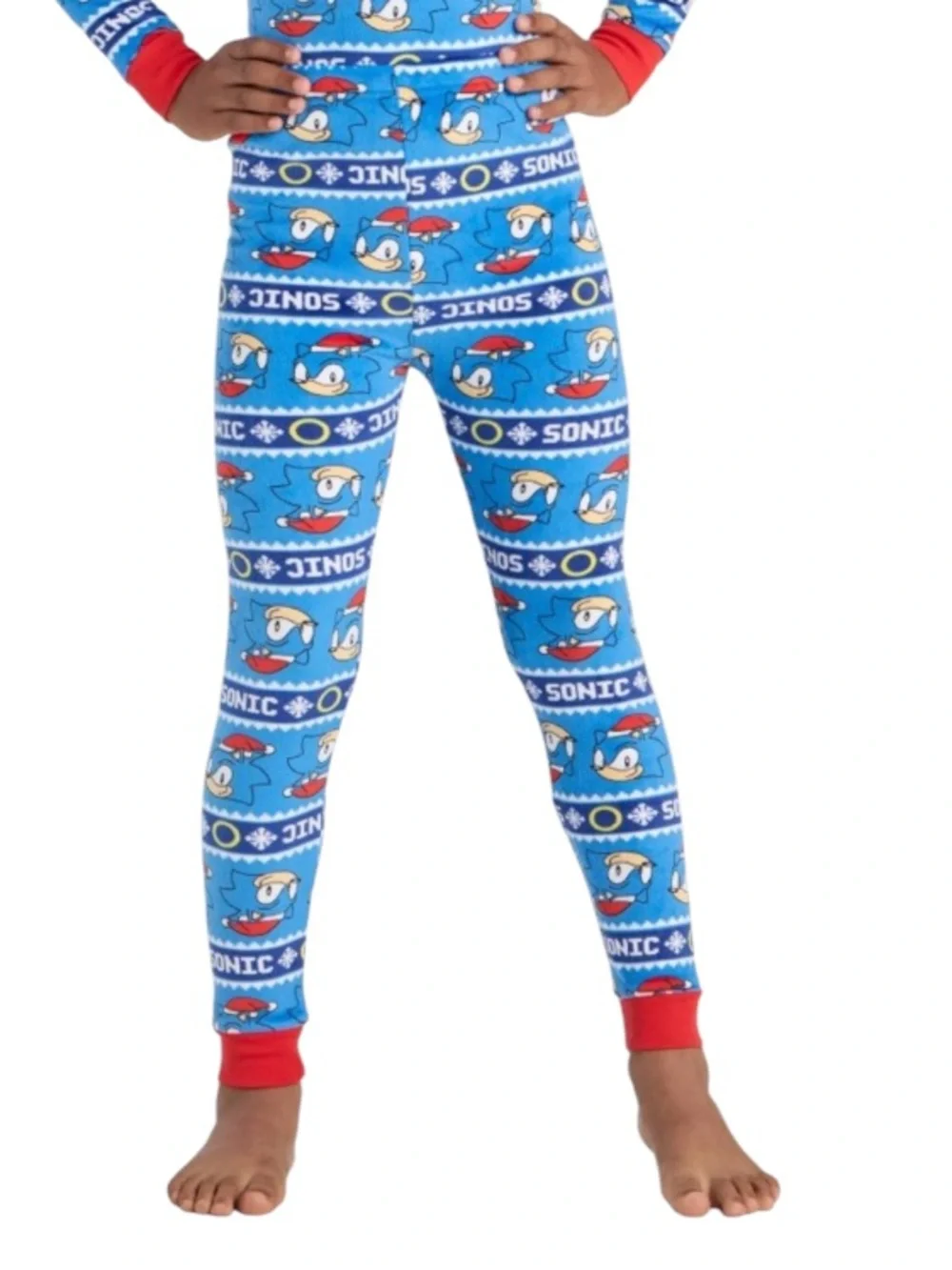 Sonic Kids' Blue Holiday Pajama Set NWT Size 6